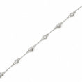 Carica l'immagine nel visualizzatore della galleria, BRACCIALE RODIATO CRYSTAL CM 19
