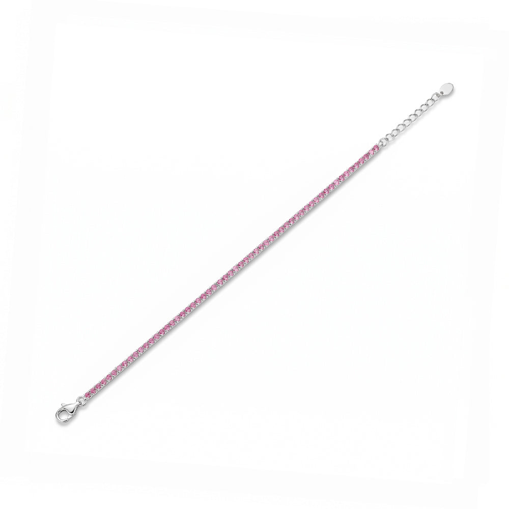 BRACCIALE RODIATO ROSSO RUBINO