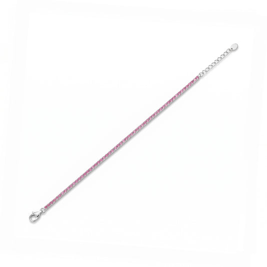 BRACCIALE RODIATO ROSSO RUBINO