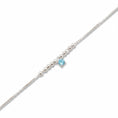 Carica l'immagine nel visualizzatore della galleria, BRACCIALE RODIATO ACQUAMARINA C
