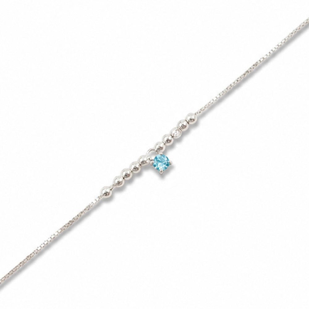 BRACCIALE RODIATO ACQUAMARINA C