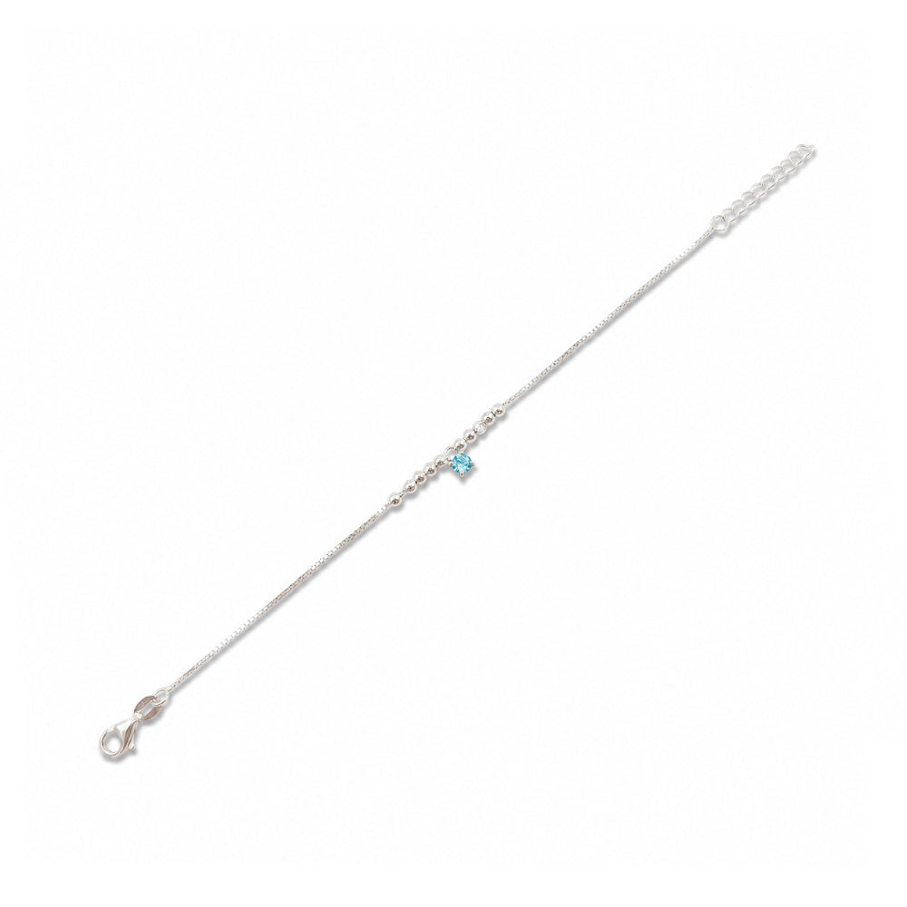 BRACCIALE RODIATO ACQUAMARINA C