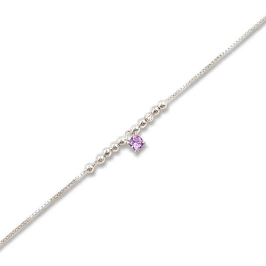 BRACCIALE RODIATO AMETISTA 204