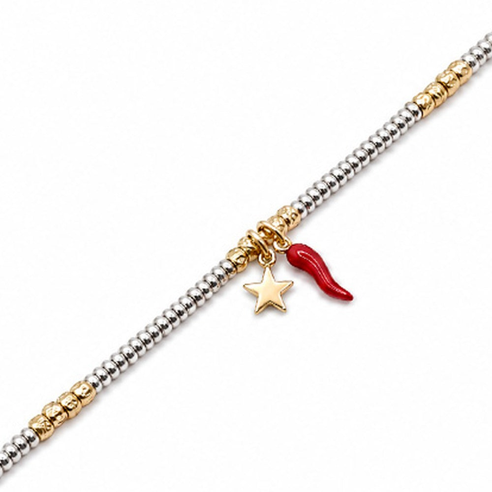 BRACCIALE BICOLORE RODIATO+ DOR