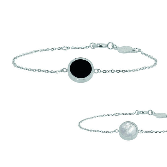 2br0045 Bracciale acrilico e madreperla