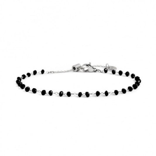 2br0057-n Bracciale con cristalli 3mm