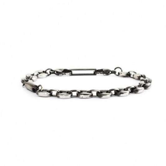 4BR1838BR BRACCIALE BRUNITO CATENA MARINE 7MM