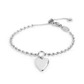 Carica l'immagine nel visualizzatore della galleria, BRACCIALE CATENA A SFERE CON CUORE
