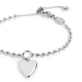 Carica l'immagine nel visualizzatore della galleria, BRACCIALE CATENA A SFERE CON CUORE
