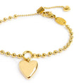 Carica l'immagine nel visualizzatore della galleria, BRACCIALE CATENA A SFERE CON CUORE
