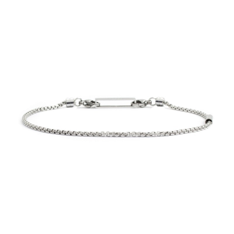 Bracciale catena box rounded 2mm