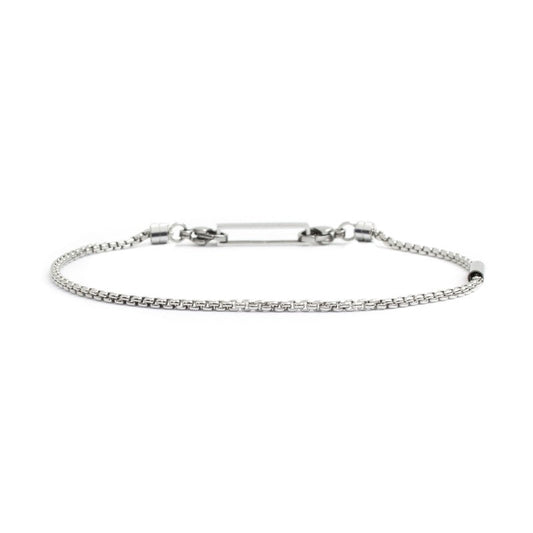 Bracciale catena box rounded 2mm