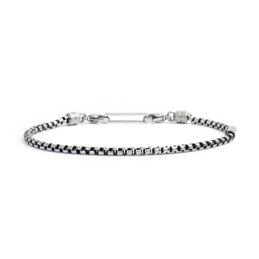 Bracciale catena box rounded 3mm - Desidero
