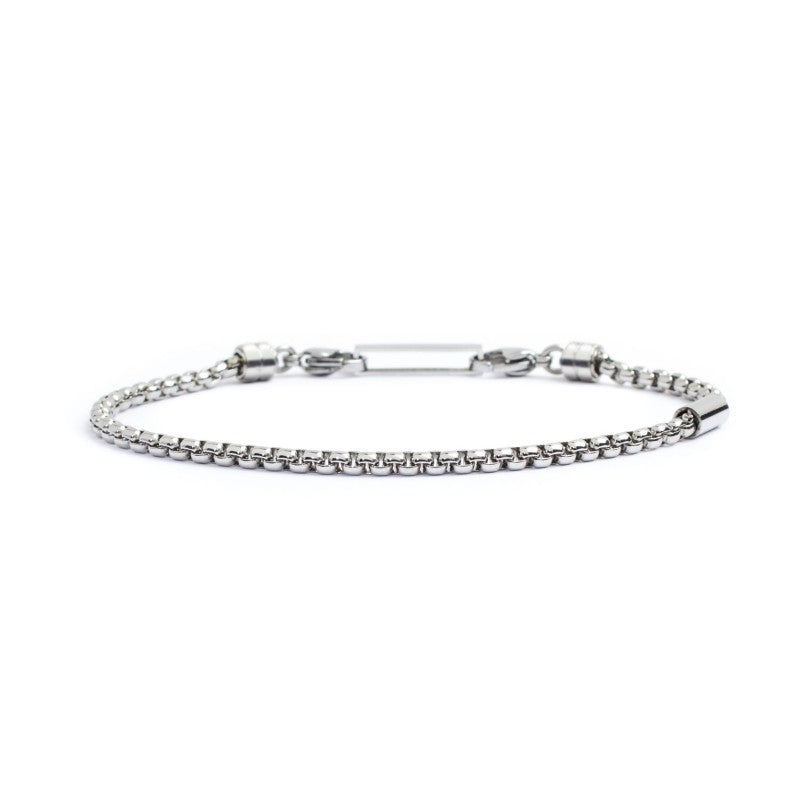 Bracciale catena box rounded 3mm - Desidero