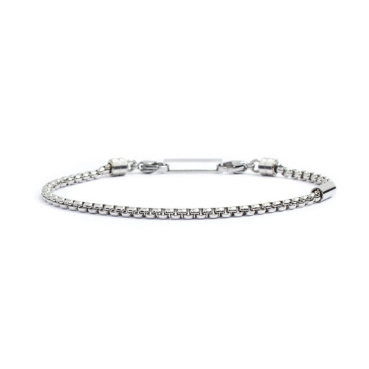 Bracciale catena box rounded 3mm - Desidero