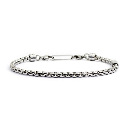 Bracciale catena box rounded 4mm - Desidero