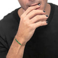 Carica l'immagine nel visualizzatore della galleria, Bracciale catena con tennis cristalli baguette centrali - Desidero
