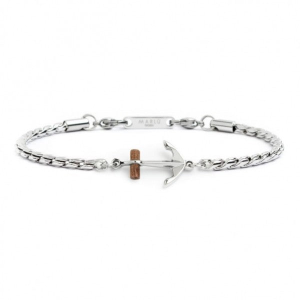Bracciale Catena Corda Con Ancora - Desidero