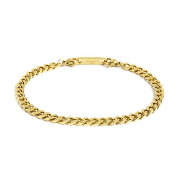 2br0064g-l BRACCIALE CON CATENA GRUMETTA