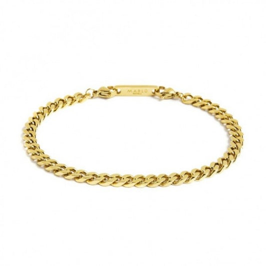 2br0064g-l BRACCIALE CON CATENA GRUMETTA