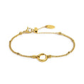Carica l'immagine nel visualizzatore della galleria, Bracciale catena mesh con sfere al centro moschettone ad anello
