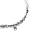 Carica l'immagine nel visualizzatore della galleria, Bracciale catena rolò con trama e perle - Desidero
