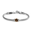 Carica l'immagine nel visualizzatore della galleria, Bracciale catena snake con sfera centrale
