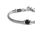 Carica l'immagine nel visualizzatore della galleria, Bracciale catena snake con sfera centrale
