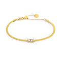 Carica l'immagine nel visualizzatore della galleria, Bracciale catena snake con zircone baguette - Desidero
