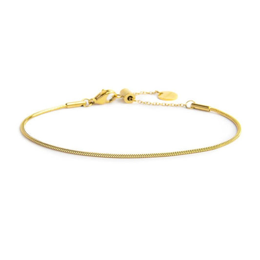 Bracciale catena snake quadrata
