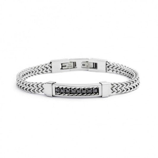 31BR0003-N BRACCIALE CATENA SPINA DI PESCE