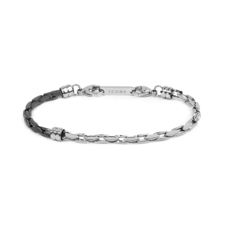 BRACCIALE CATENA SQUADRATA
