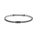 Carica l'immagine nel visualizzatore della galleria, Bracciale catena tennis con zirconi neri 4mm
