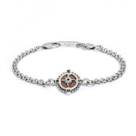 4br1819m Bracciale con rosa dei venti