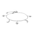 Carica l'immagine nel visualizzatore della galleria, Bracciale Con Lune E Rose Dei Venti Pendenti - Desidero

