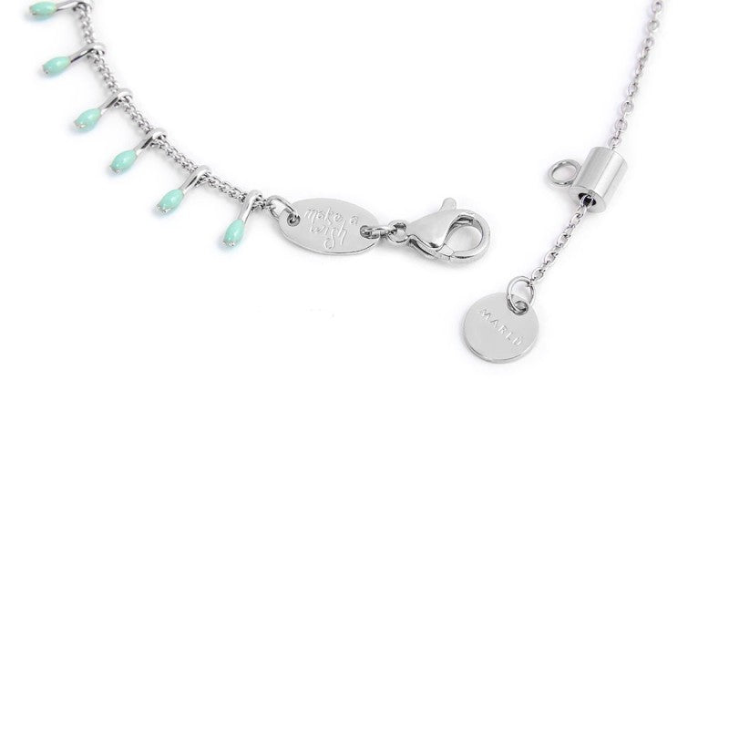 Bracciale con pendenti smaltati