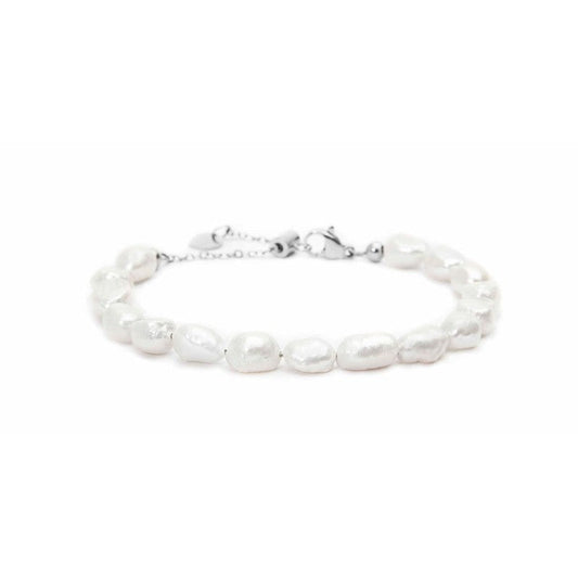 Bracciale con perle di fiume masticate - Desidero