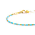 Carica l'immagine nel visualizzatore della galleria, BRACCIALE CON PERLINE A TUBO TURCHESI ED EMATITE
