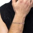 Carica l'immagine nel visualizzatore della galleria, Bracciale con perline colorate e catena a maglia larga
