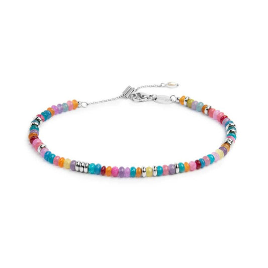 Bracciale con perline colorate