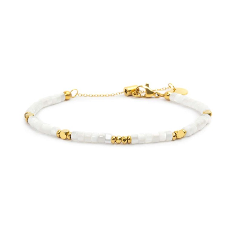 Bracciale con pietre a rondelle