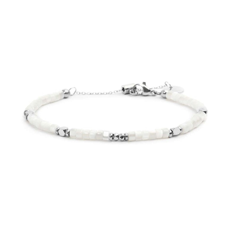 Bracciale con pietre a rondelle