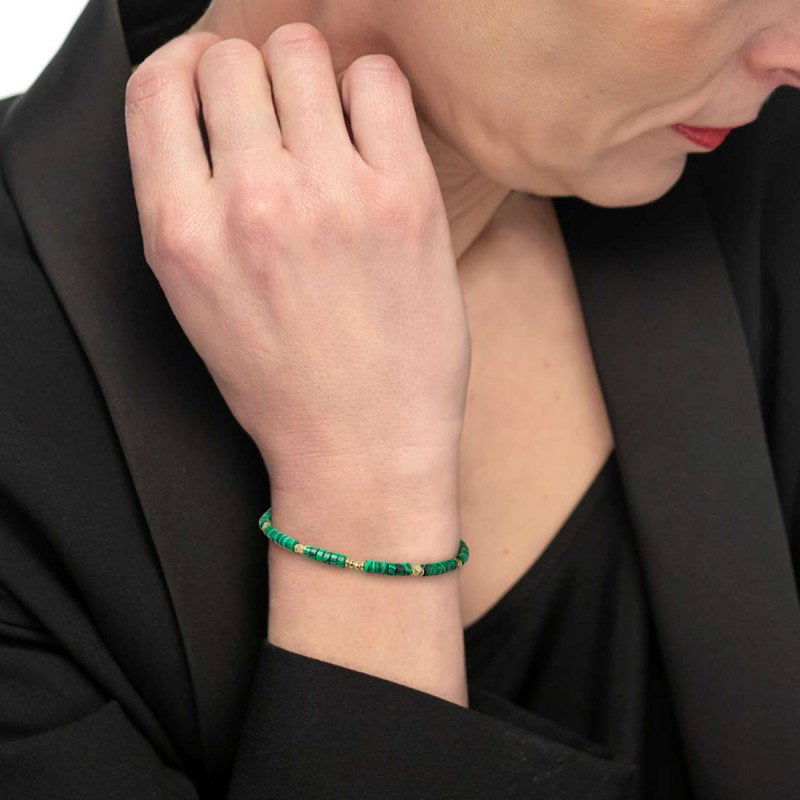 Bracciale con pietre a rondelle