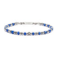 Carica l'immagine nel visualizzatore della galleria, Bracciale con rondelle in pietra ed elementi in ematite - Desidero
