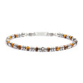 Carica l'immagine nel visualizzatore della galleria, Bracciale con rondelle in pietra ed elementi in ematite - Desidero
