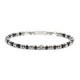 Carica l'immagine nel visualizzatore della galleria, Bracciale con rondelle in pietra ed elementi in ematite - Desidero
