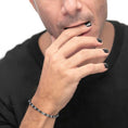 Carica l'immagine nel visualizzatore della galleria, Bracciale con rondelle in pietra ed elementi in ematite - Desidero
