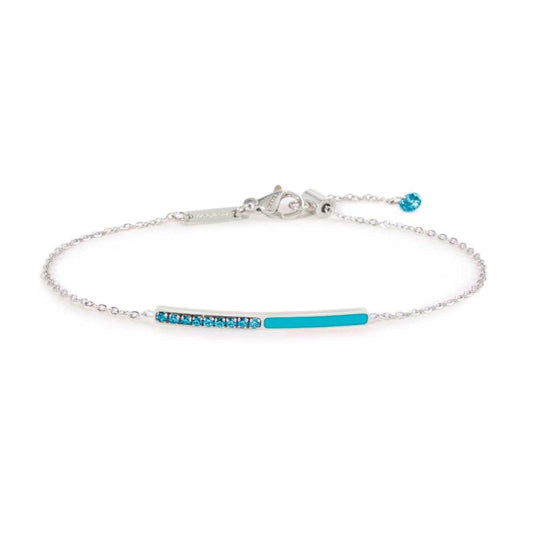 Bracciale con zirconi e smalto