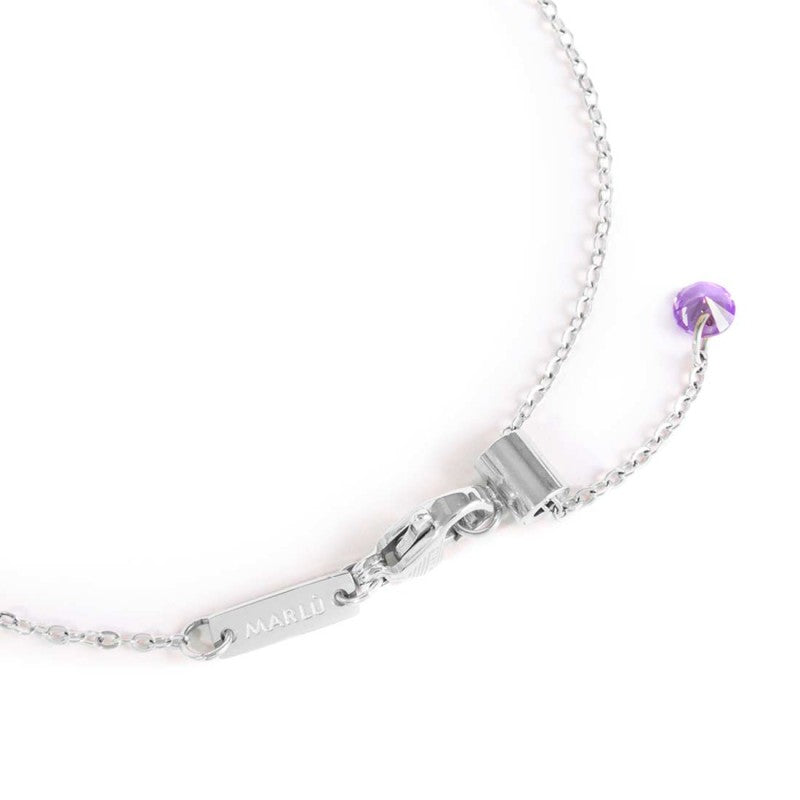 Bracciale con zirconi e smalto