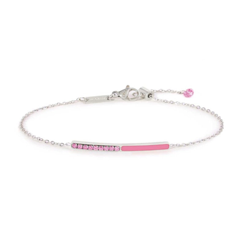 Bracciale con zirconi e smalto